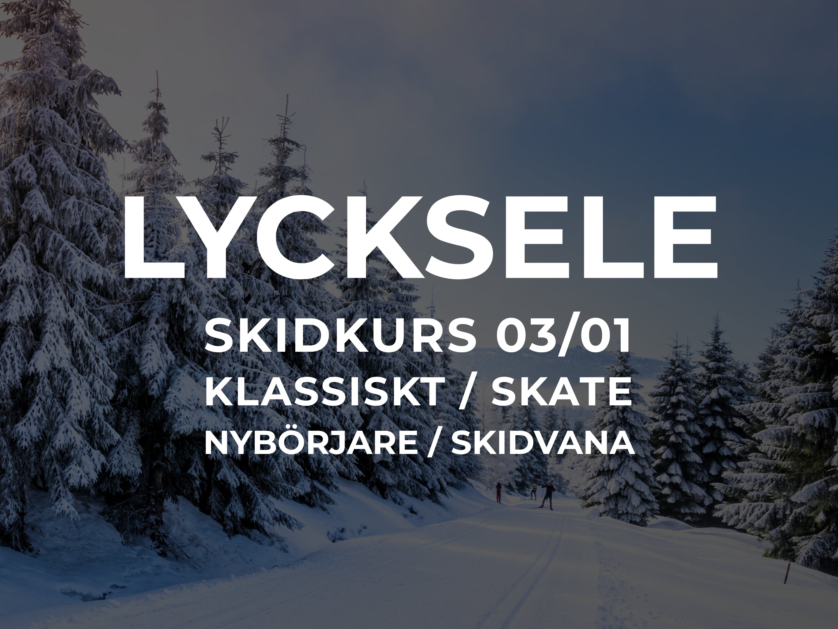 Skidkurs 3/1 Lycksele