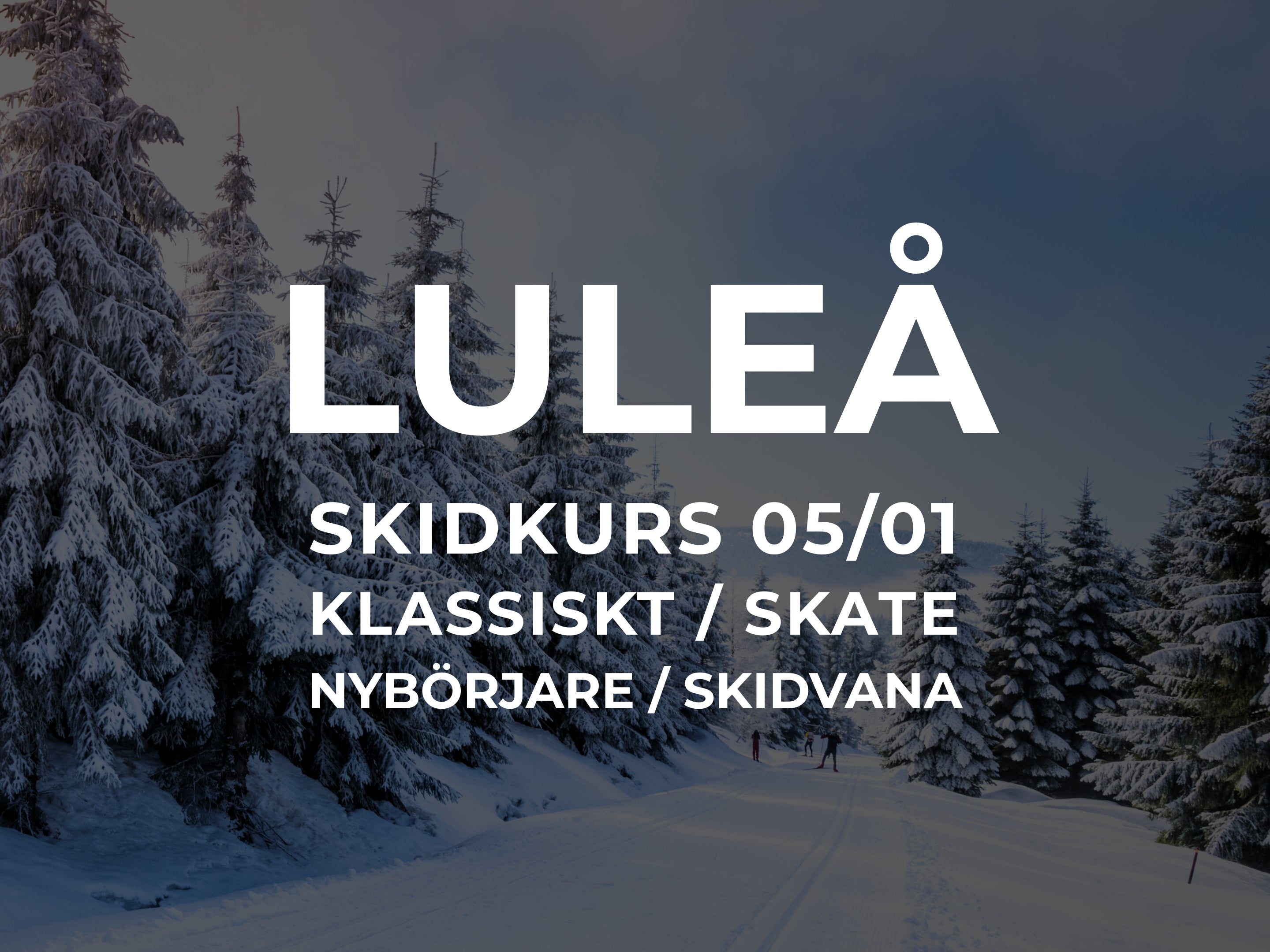 Skidkurs 5/1 Luleå