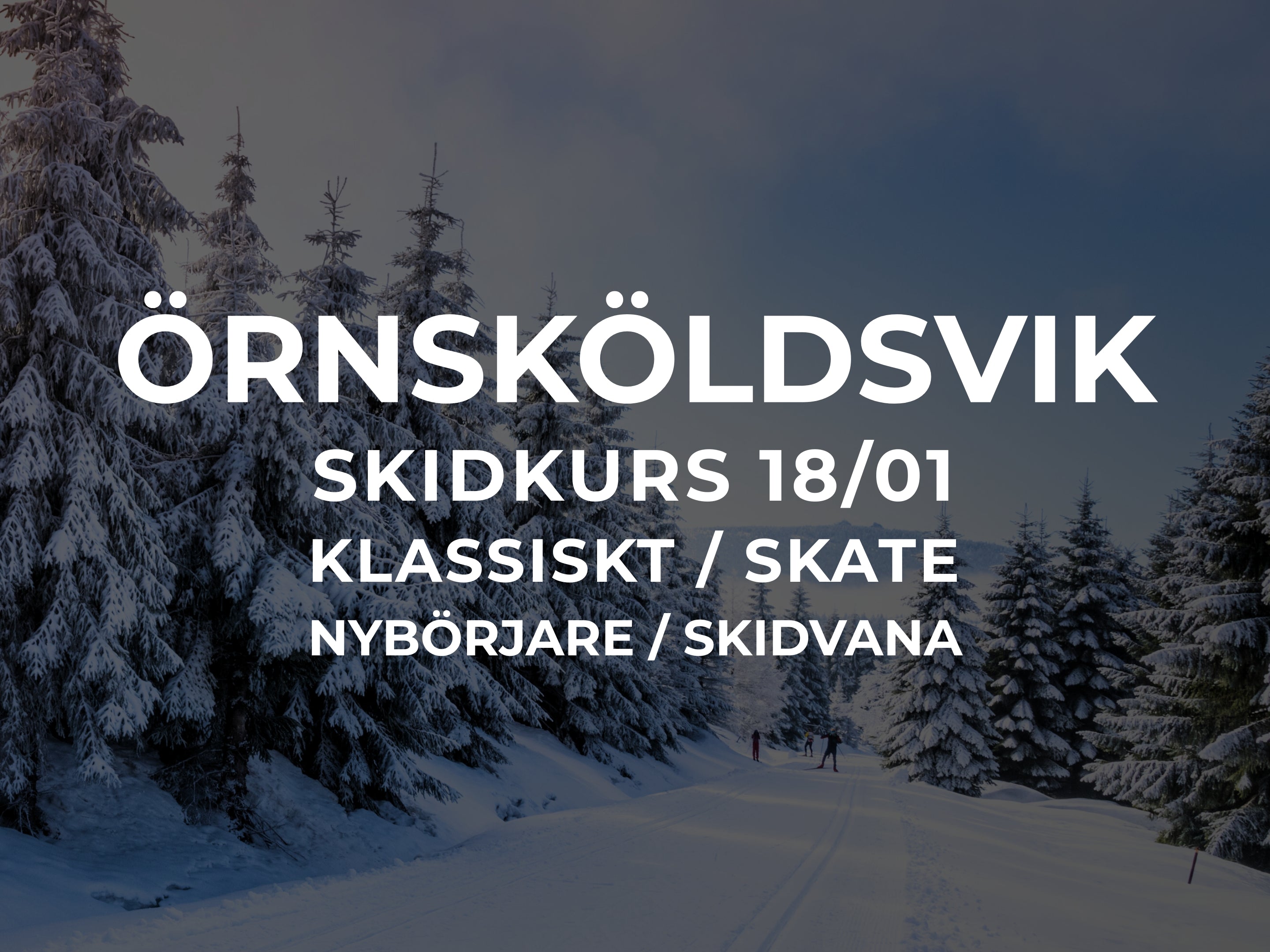 Skidkurs 18/1 Örnsköldsvik