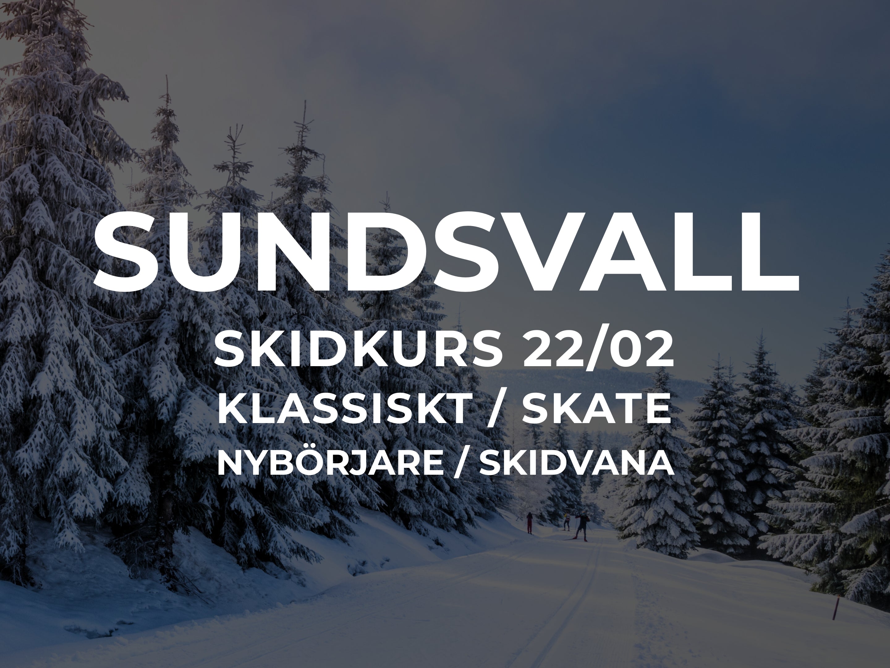Skidkurs 22/2 - Sundsvall
